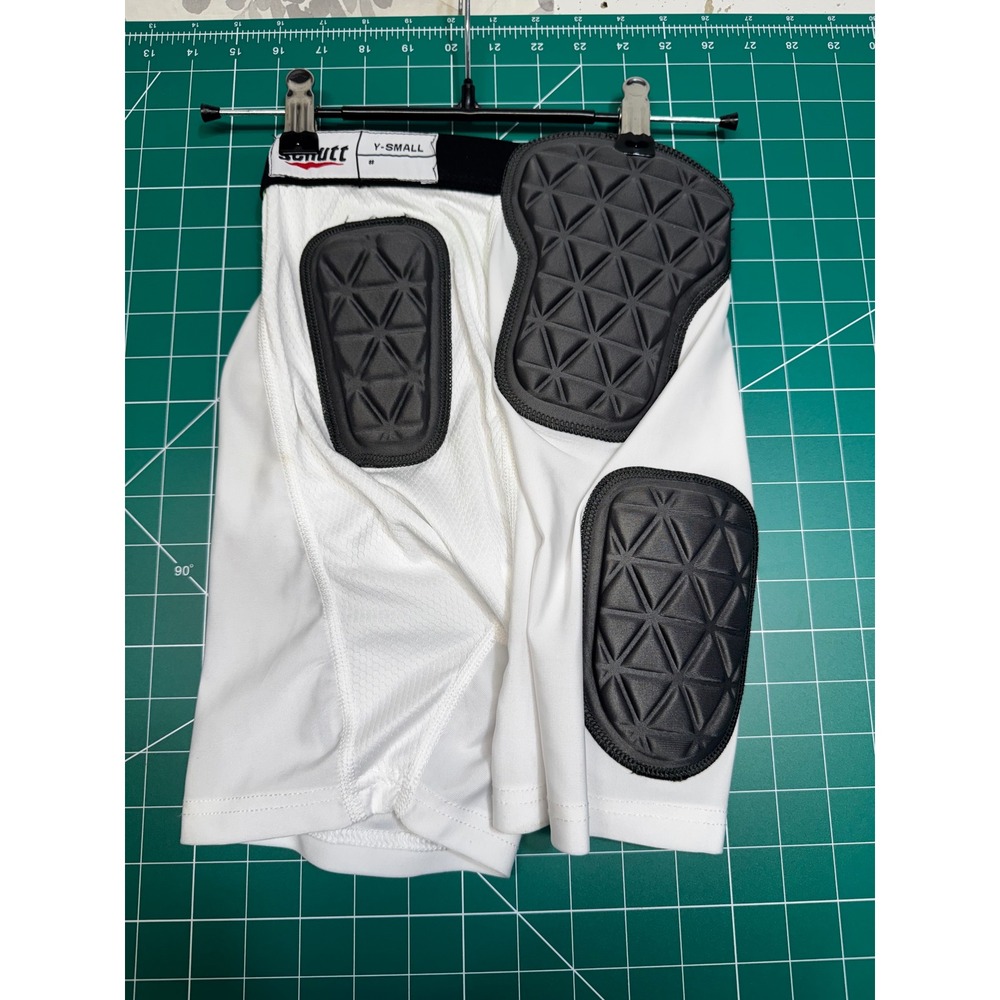 Schutt Youth Small Padded Football Girdle White Compression Shorts Protective